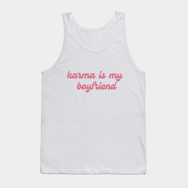 karma swiftie slogal Tank Top by twothousands